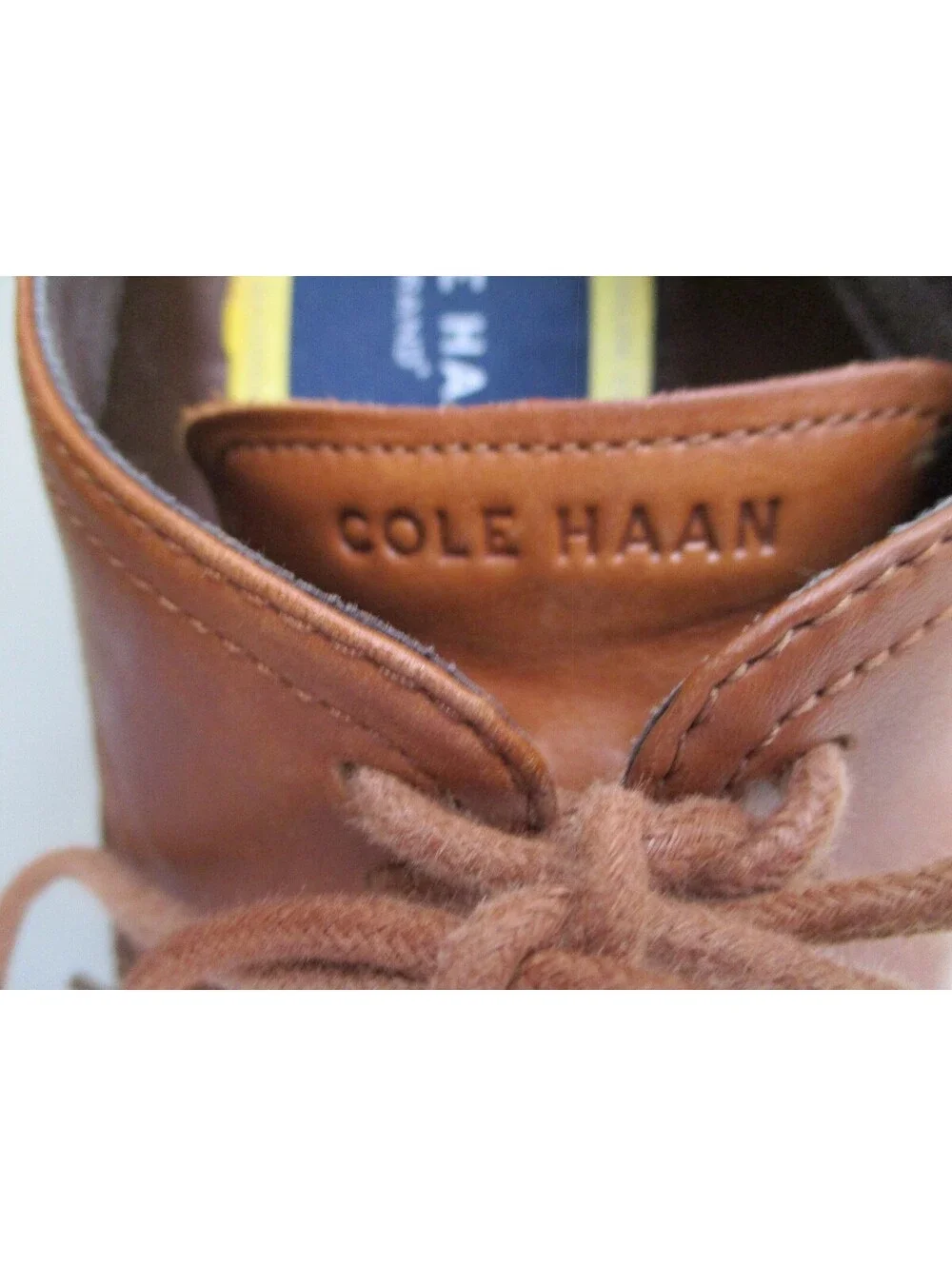 Cole Haan Grand+ Men's British Tan Leather Wingtip Oxford Shoes Size 13 M C36939